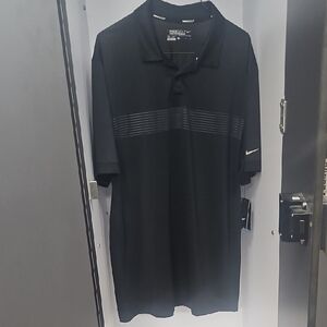 Nike Black Polo Shirt Classic Design